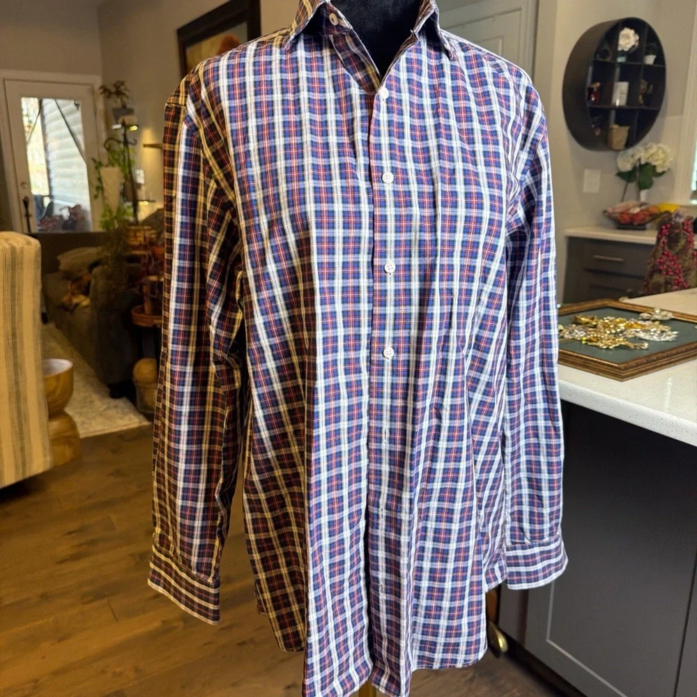 Ben Sherman Multicolor Plaid Button-Down Shirt